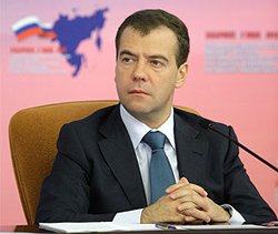 Дмитрий Медведев, президент РФ